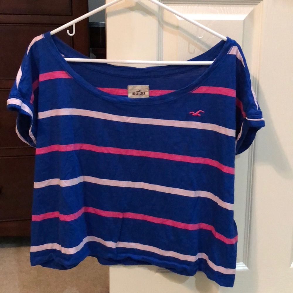 Hollister oversized striped summer top